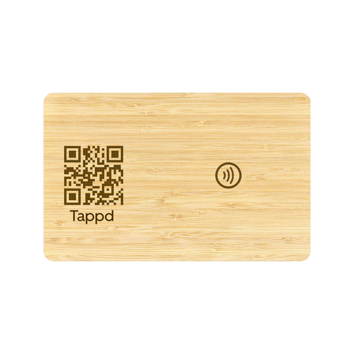 Plain Bamboo smart card