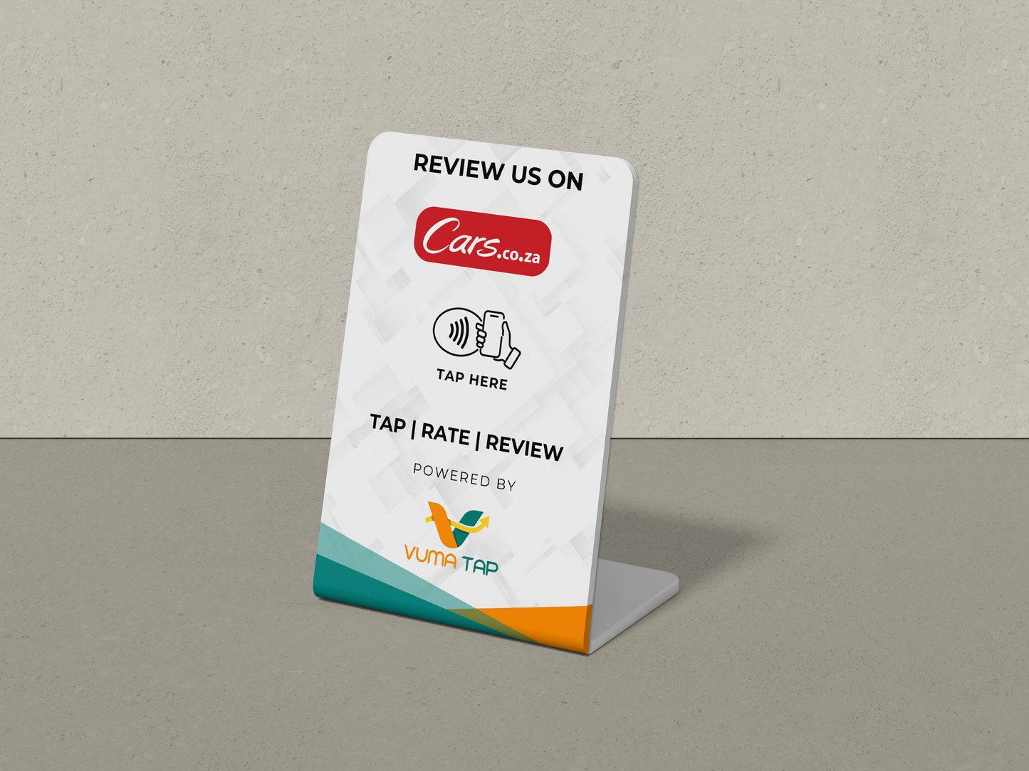 Custom Branded VumaTap NFC Stands