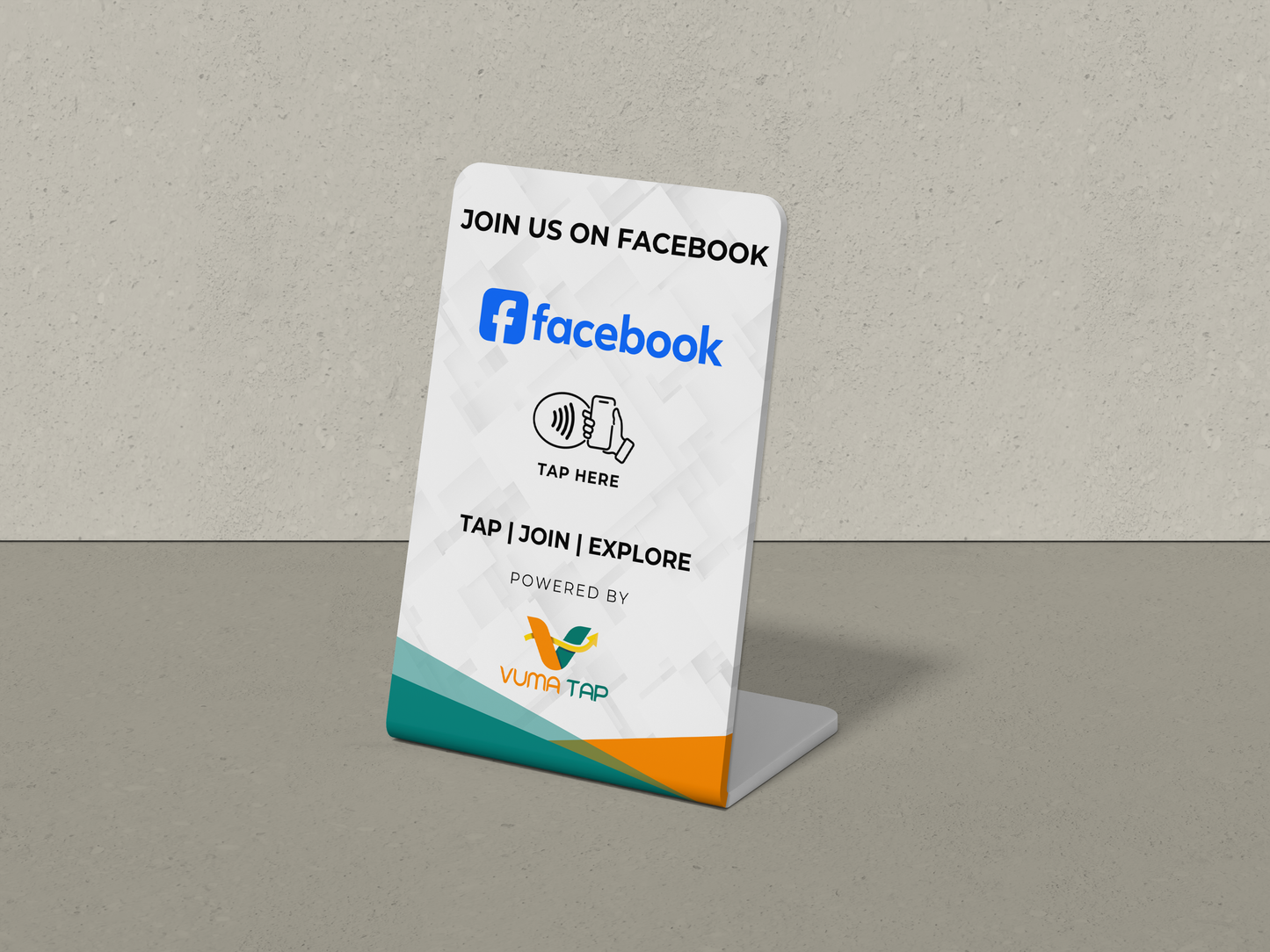 Custom Branded VumaTap NFC Stands