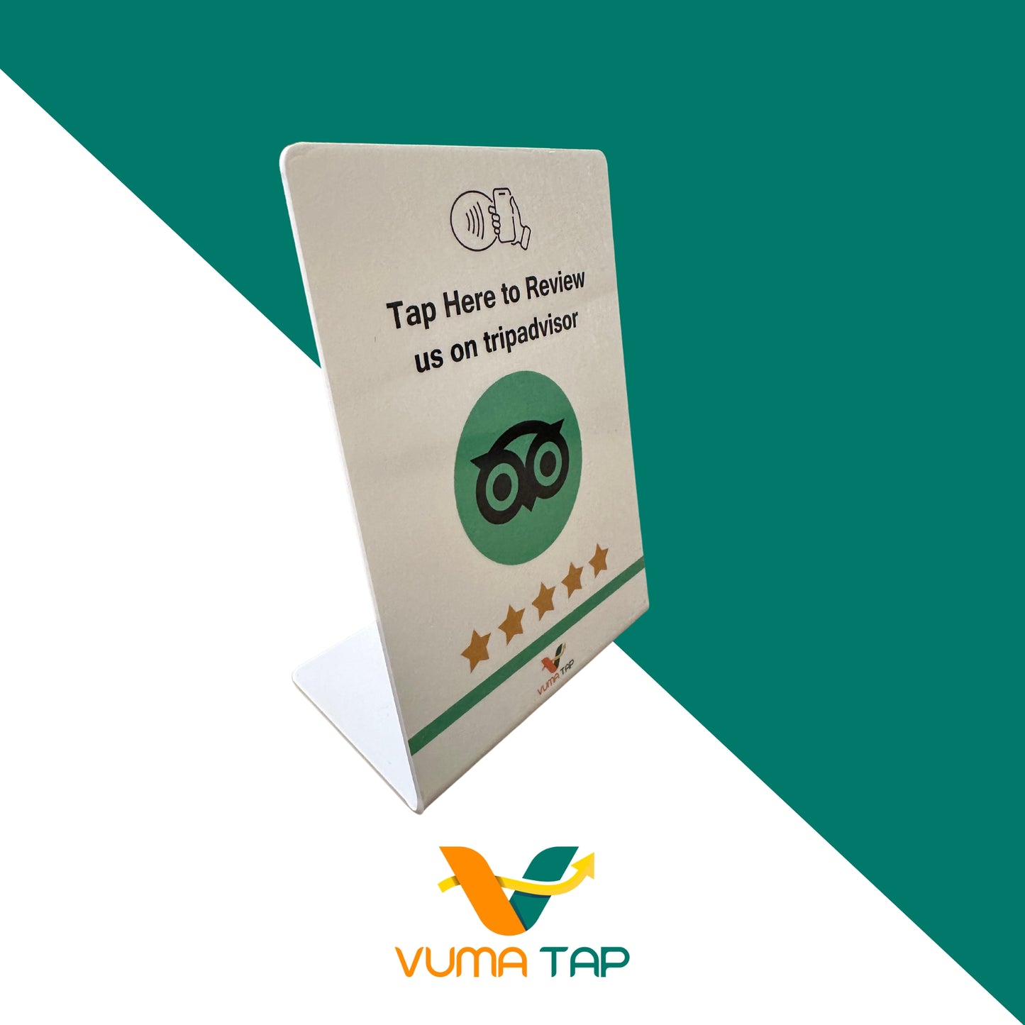VumaTap NFC Trip Advisor Display Stand