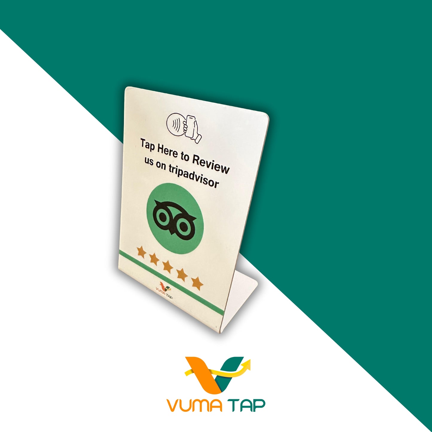 VumaTap NFC Trip Advisor Display Stand