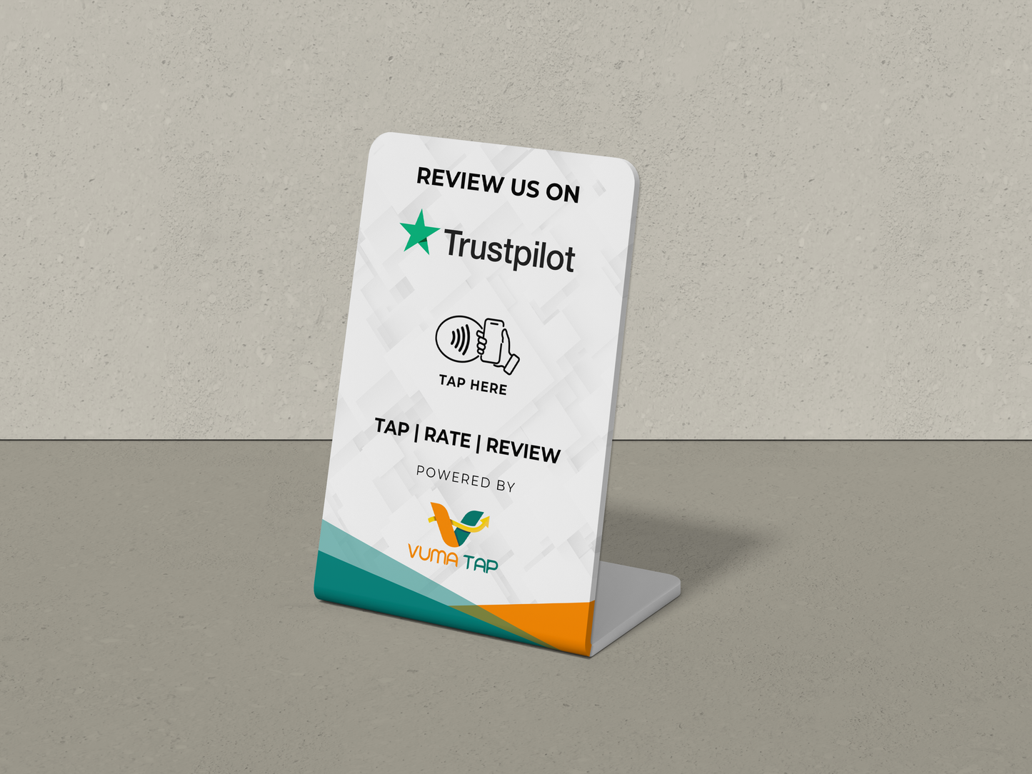 Custom Branded VumaTap NFC Stands