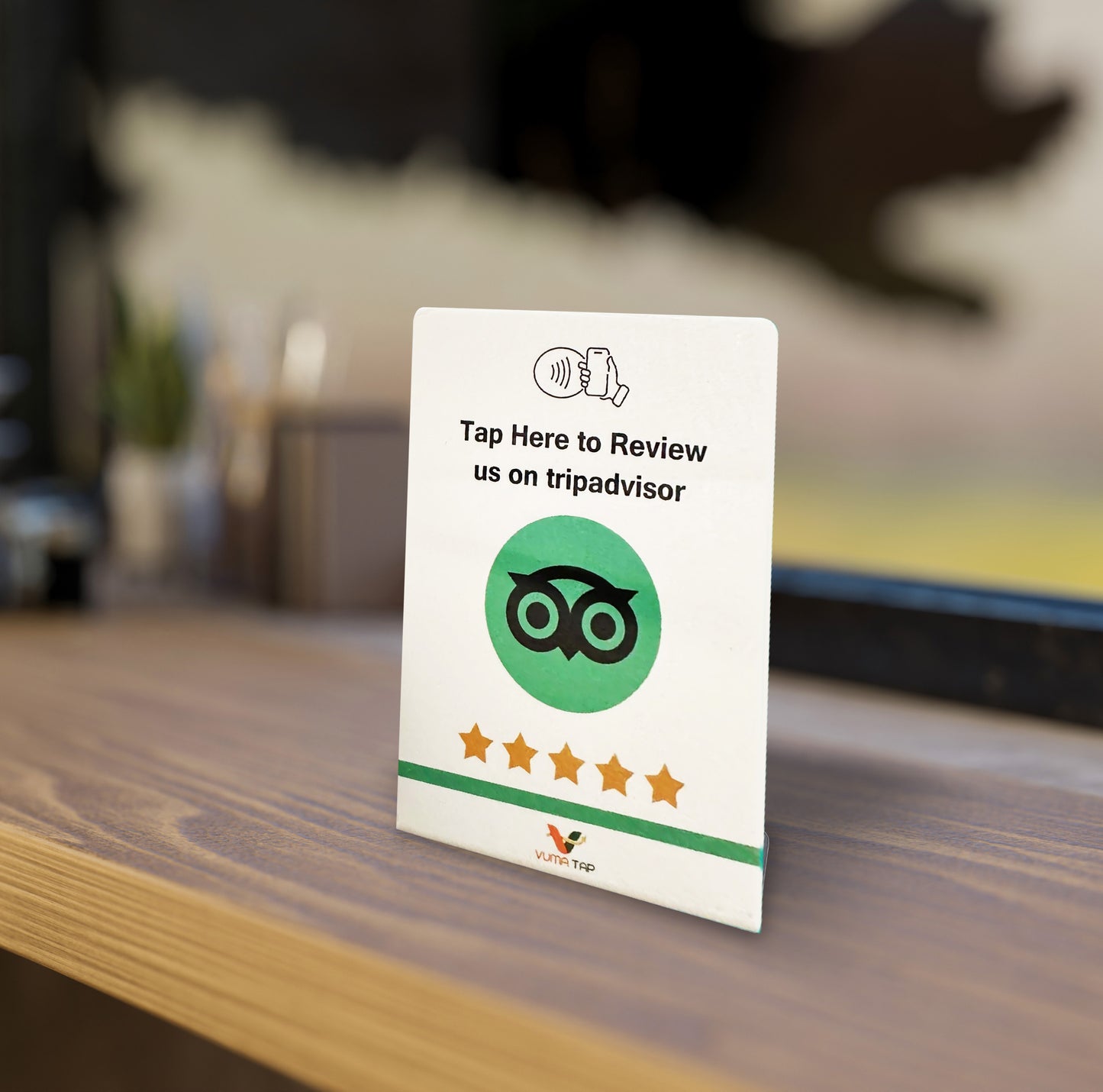 VumaTap NFC Trip Advisor Display Stand