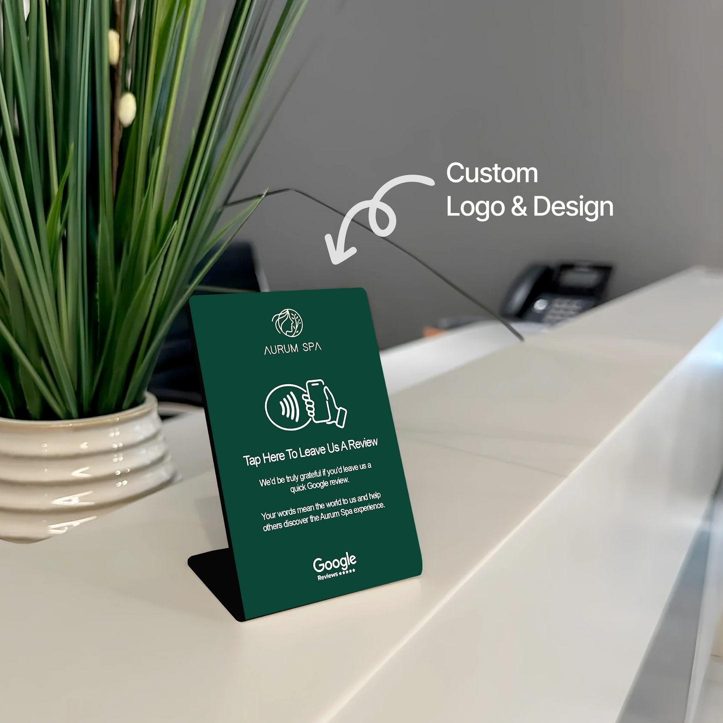 Custom Branded VumaTap NFC Stands