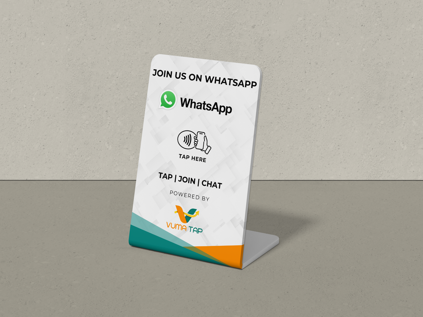 Custom Branded VumaTap NFC Stands