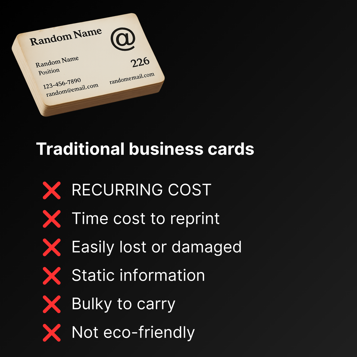 Signature stainless steel smart card